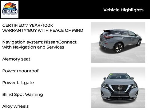 Certified 2024 Nissan Murano SL FWD image 19