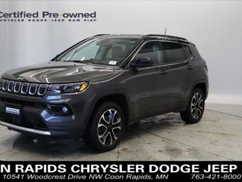 Certified 2022 Jeep Compass Limited AWD/4WD image 1