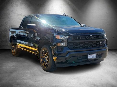 Certified 2022 Chevrolet Silverado 1500 Custom w/ LPO, Dark Essentials Package RWD image 2