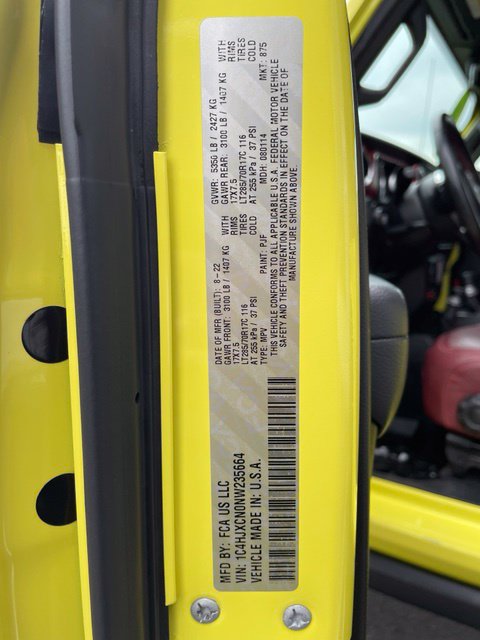 Used 2022 Jeep Wrangler Rubicon w/ LED Lighting Group AWD/4WD image 34