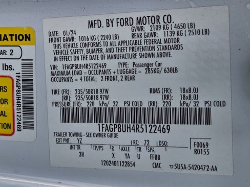 Used 2024 Ford Mustang Premium RWD image 12