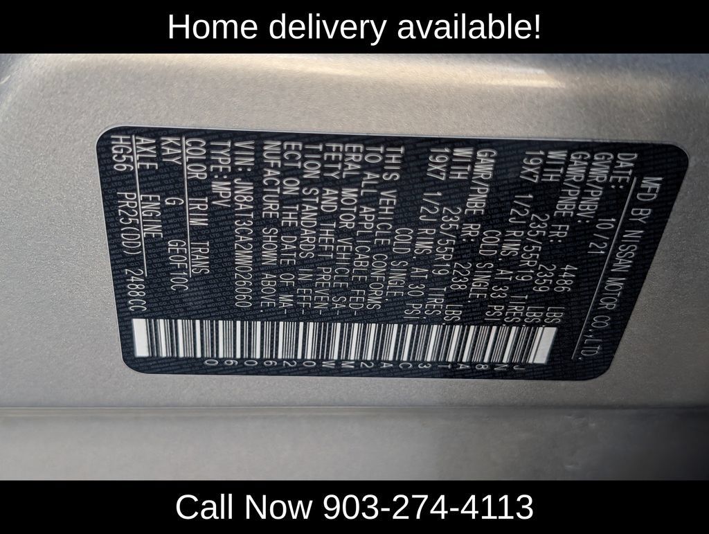 Used 2021 Nissan Rogue SL w/ Premium Package FWD image 38