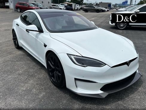 Used 2022 Tesla Model S Plaid AWD/4WD image 1