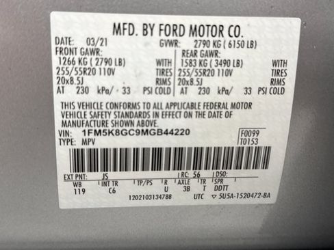 Used 2021 Ford Explorer ST w/ Equipment Group 401A AWD/4WD image 26