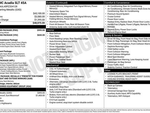 Used 2023 GMC Acadia SLT w/ Preferred Package AWD/4WD image 5