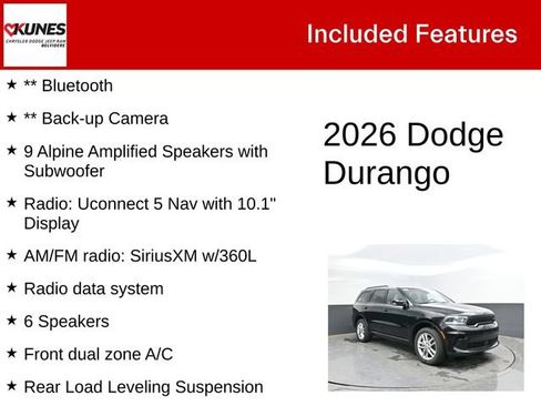 Used 2026 Dodge Durango GT AWD/4WD image 3