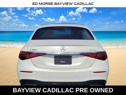 Used 2021 Mercedes-Benz S 580 4MATIC Sedan w/ AMG Line image 3