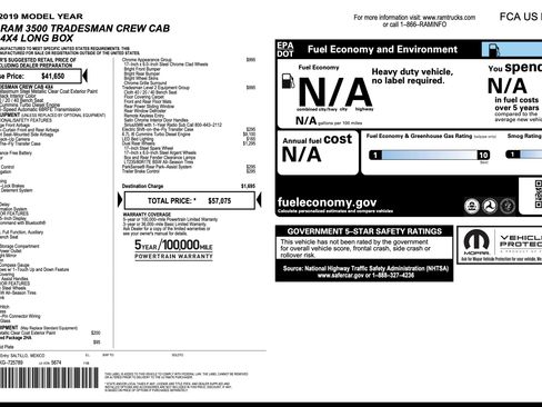 Used 2019 RAM 3500 Tradesman image 3