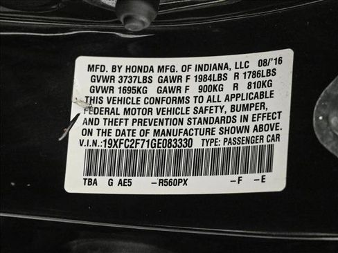 Used 2016 Honda Civic EX image 25