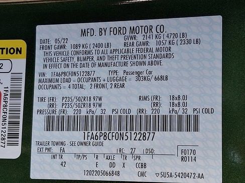 Certified 2022 Ford Mustang GT Premium RWD image 25