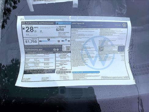 New 2026 Volkswagen Tiguan SE FWD image 35