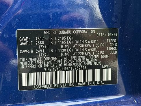 New 2026 Subaru Crosstrek 2.5i Wilderness AWD/4WD image 22