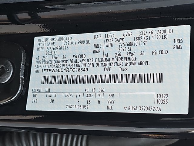 Used 2024 Ford F150 Lariat w/ Equipment Group 502A High AWD/4WD image 36