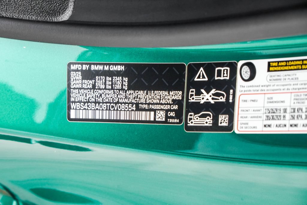 Used 2026 BMW M4 xDrive Competition w/ Parking Assistance Package AWD/4WD image 44