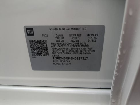 Certified 2022 Cadillac CT5 Premium Luxury w/ Climate Package RWD image 33