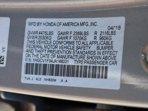 Used 2018 Honda Accord Touring image 15