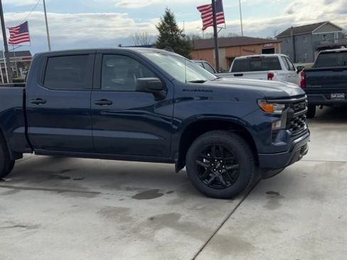 Used 2023 Chevrolet Silverado 1500 Custom w/ LPO, Dark Essentials Package AWD/4WD image 3
