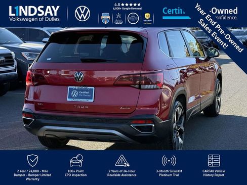 Certified 2022 Volkswagen Taos SEL image 8