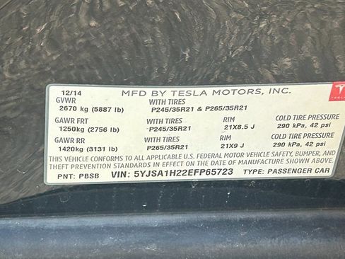 Used 2014 Tesla Model S P85D image 34