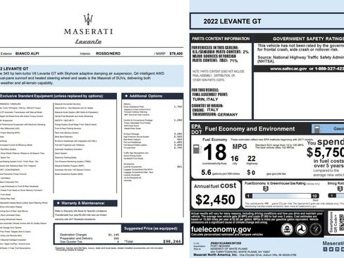 Certified 2022 Maserati Levante GT image 29