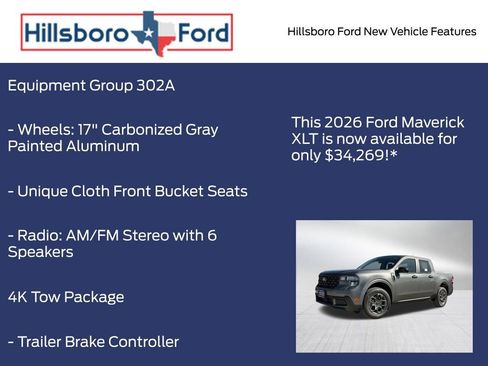 New 2026 Ford Maverick XLT w/ XLT Luxury Package image 5