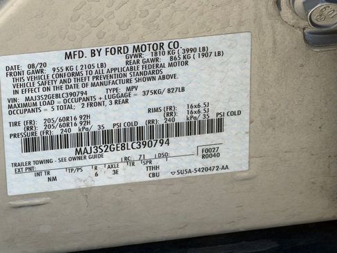 Used 2020 Ford EcoSport SE w/ SE Convenience Package image 43