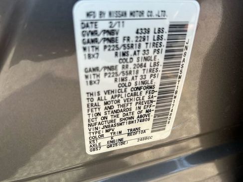 Used 2011 Nissan Rogue SV w/ SL Pkg FWD image 34