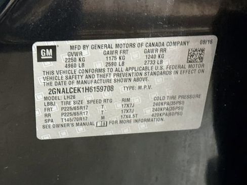 Used 2017 Chevrolet Equinox LT w/ Convenience Package image 30