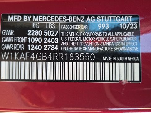 Certified 2024 Mercedes-Benz C 300 Sedan image 26