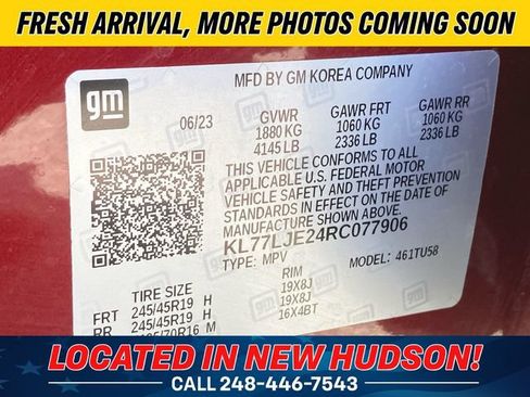 Used 2024 Chevrolet Trax RS w/ Sunroof Package FWD image 14