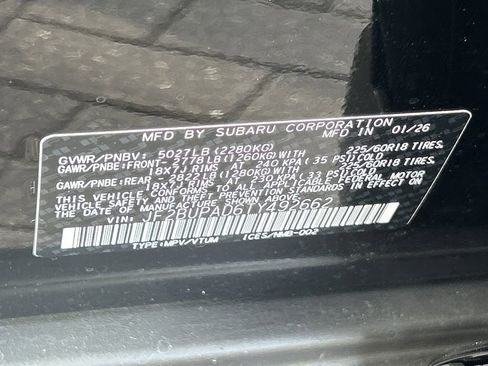 New 2026 Subaru Outback Premium AWD/4WD image 31