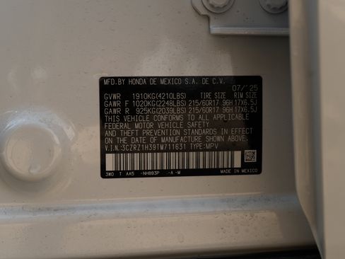 Certified 2026 Honda HR-V LX image 45