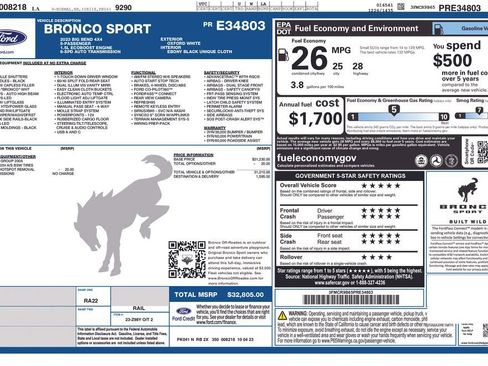 Used 2023 Ford Bronco Sport Big Bend AWD/4WD image 4