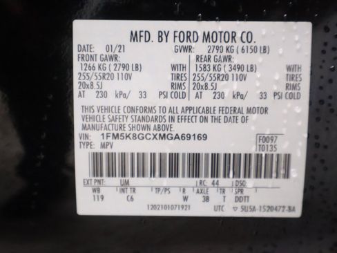 Certified 2021 Ford Explorer ST w/ Equipment Group 401A image 49