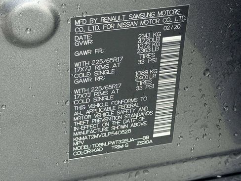 Used 2020 Nissan Rogue S AWD/4WD image 20