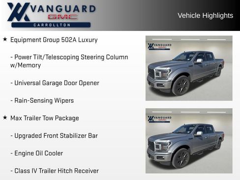 Used 2020 Ford F150 Lariat w/ Equipment Group 502A Luxury image 6