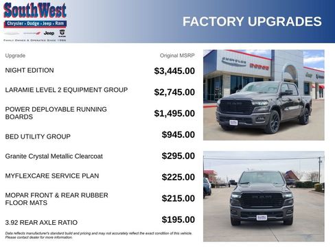 New 2026 RAM 1500 Laramie w/ Night Edition AWD/4WD image 11