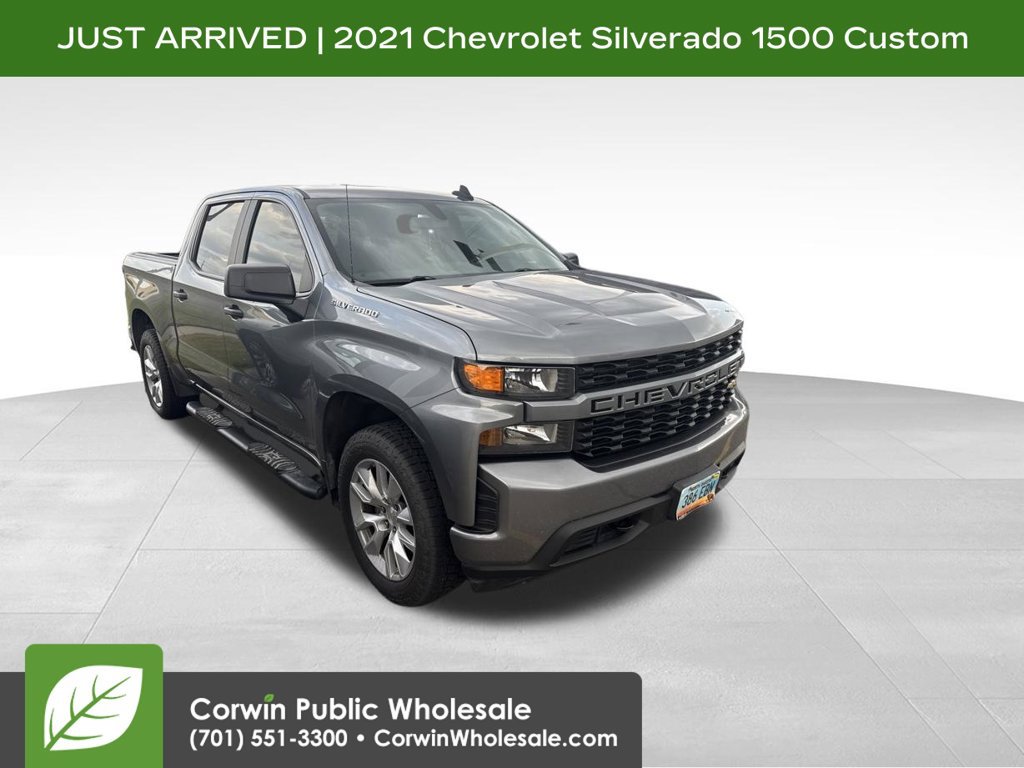 Used 2021 Chevrolet Silverado 1500 Custom AWD/4WD image 1