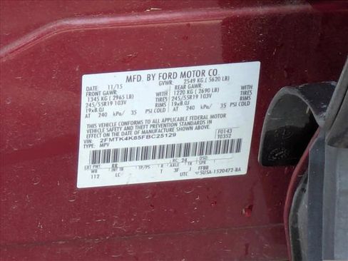 Used 2015 Ford Edge Titanium w/ Technology Package image 15