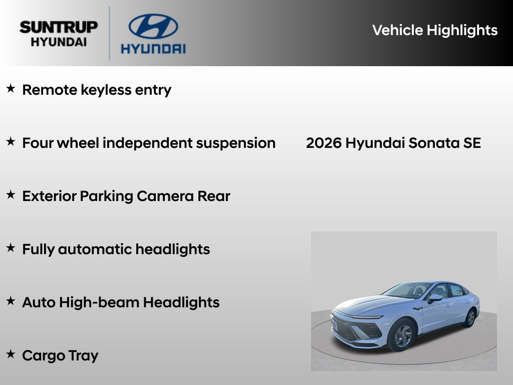 Used 2026 Hyundai Sonata SE FWD image 16