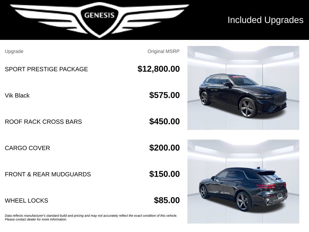 Used 2023 Genesis GV70 2.5T w/ Sport Prestige Package AWD/4WD image 2