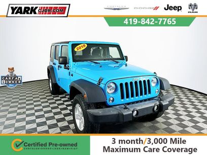 Certified 2018 Jeep Wrangler Unlimited Sport S