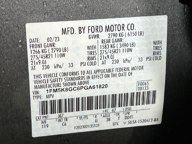 Used 2023 Ford Explorer ST w/ Equipment Group 401A AWD/4WD image 32