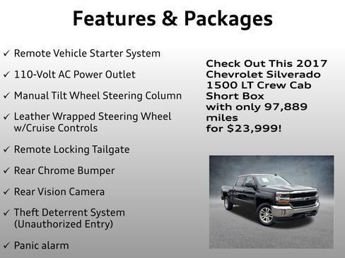 Used 2017 Chevrolet Silverado 1500 LT w/ All Star Edition AWD/4WD image 24