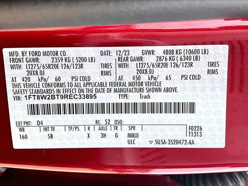 Used 2024 Ford F250 Lariat w/ Sport Appearance Package AWD/4WD image 37