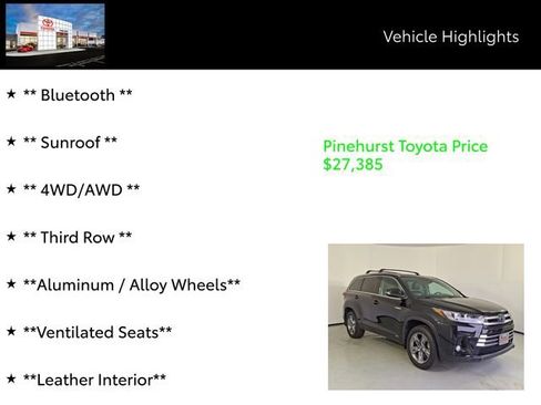 Certified 2018 Toyota Highlander Limited Platinum image 7