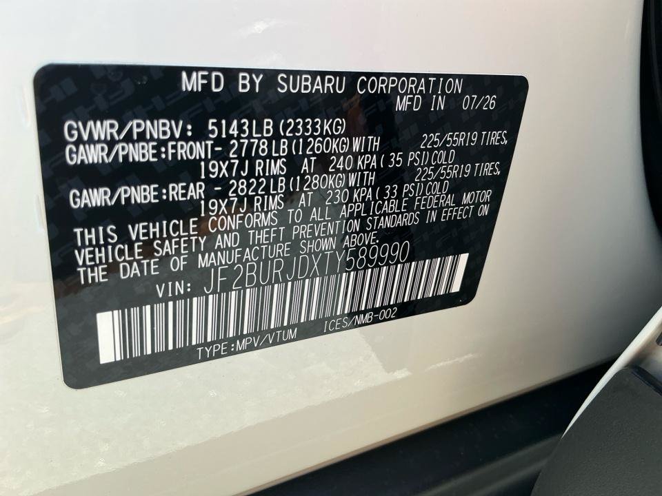 New 2026 Subaru Outback Touring XT AWD/4WD image 35