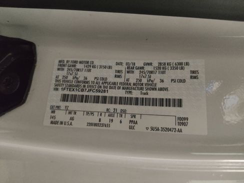 Used 2018 Ford F150 XL w/ Equipment Group 101A Mid RWD image 33