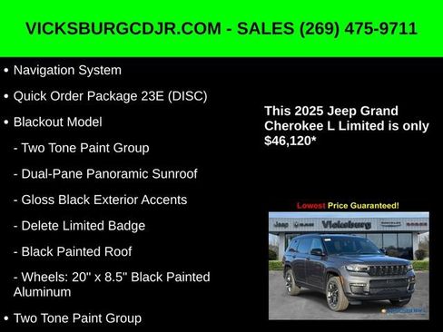 New 2025 Jeep Grand Cherokee L Limited image 11