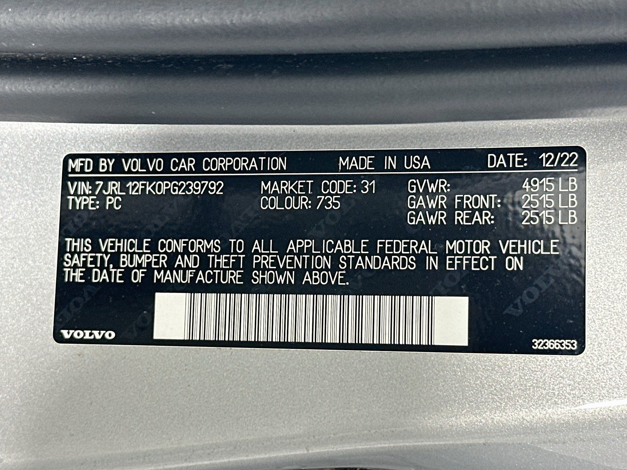 Used 2023 Volvo S60 B5 Core FWD image 31